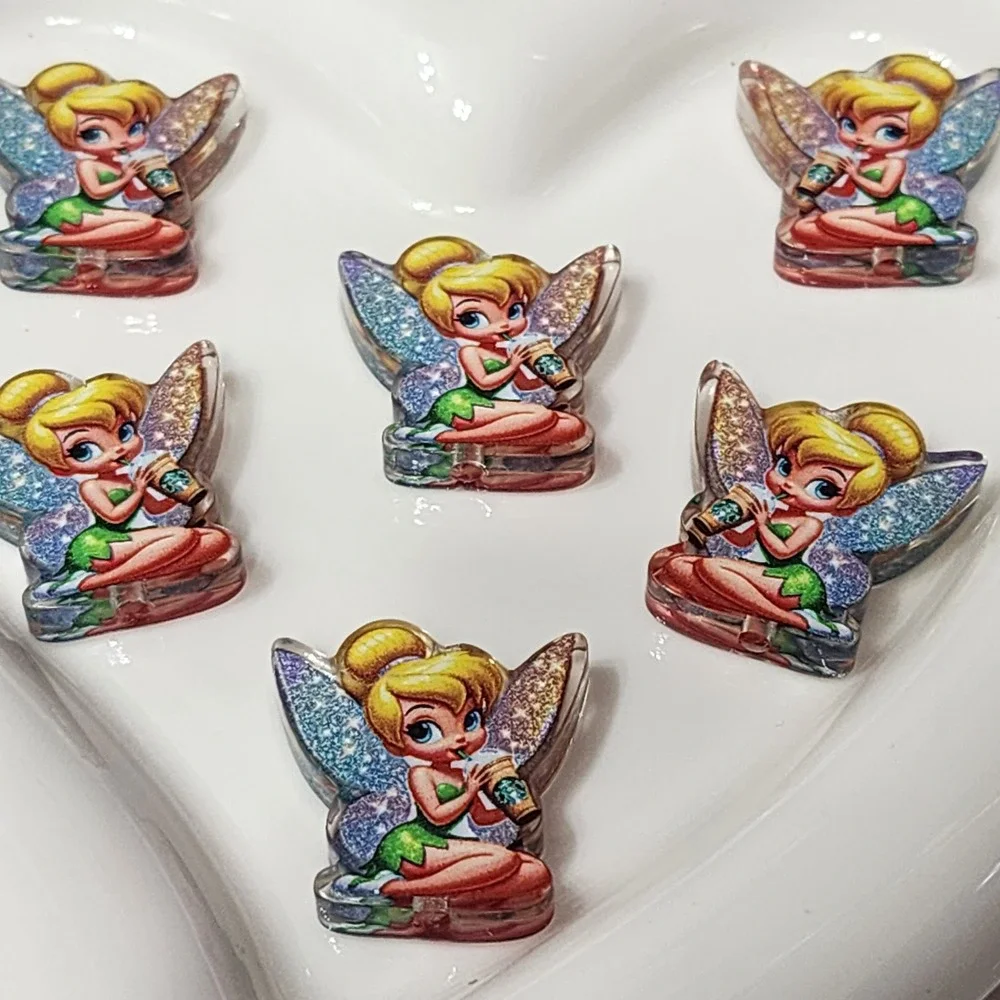 Fairy Coffee Beads 2 Pcs Focal Beads Jewelry Making Crafts Beaded Pen Acrylic